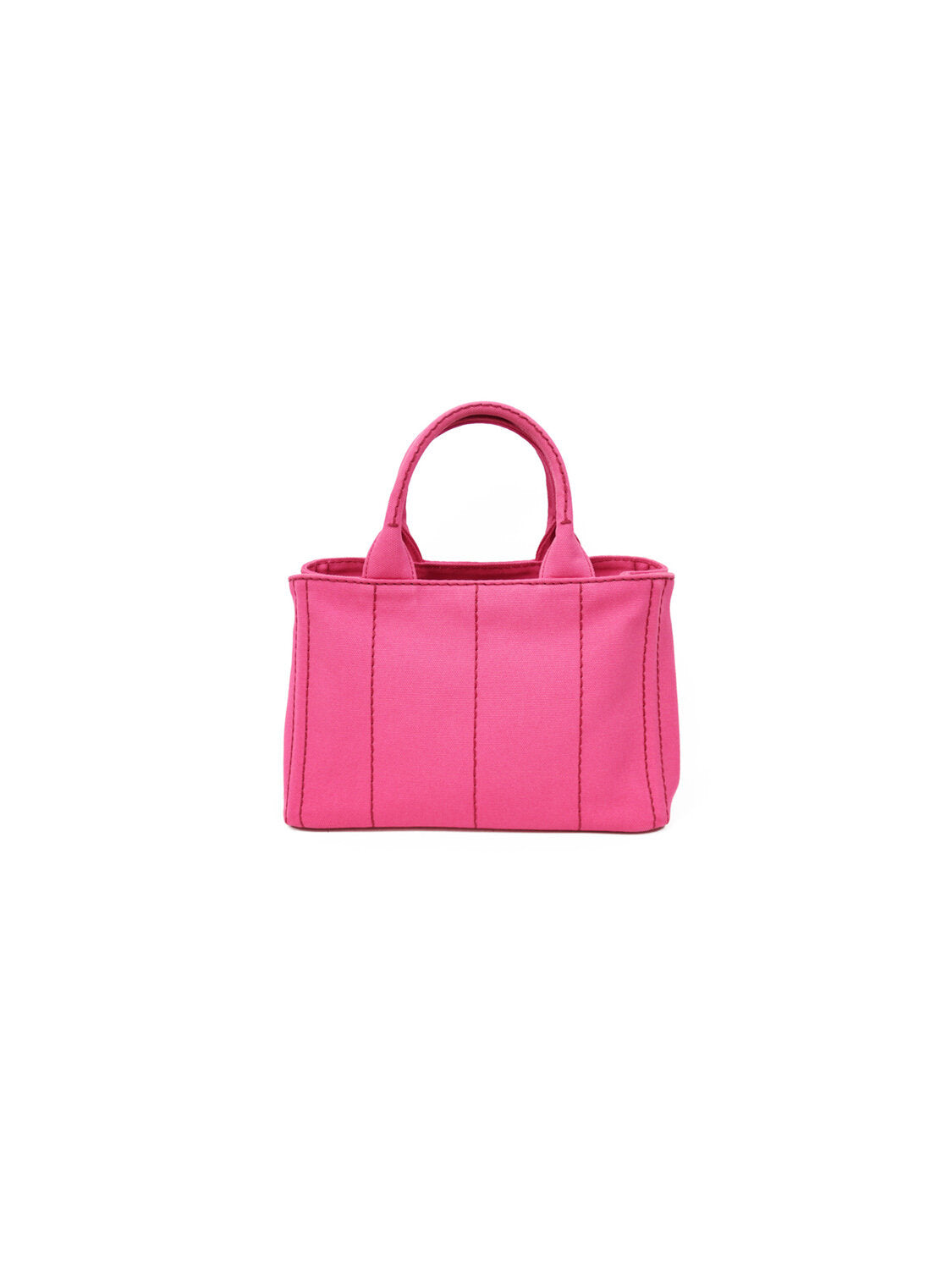 Prada 2000s Pink Denim Small Tote Bag