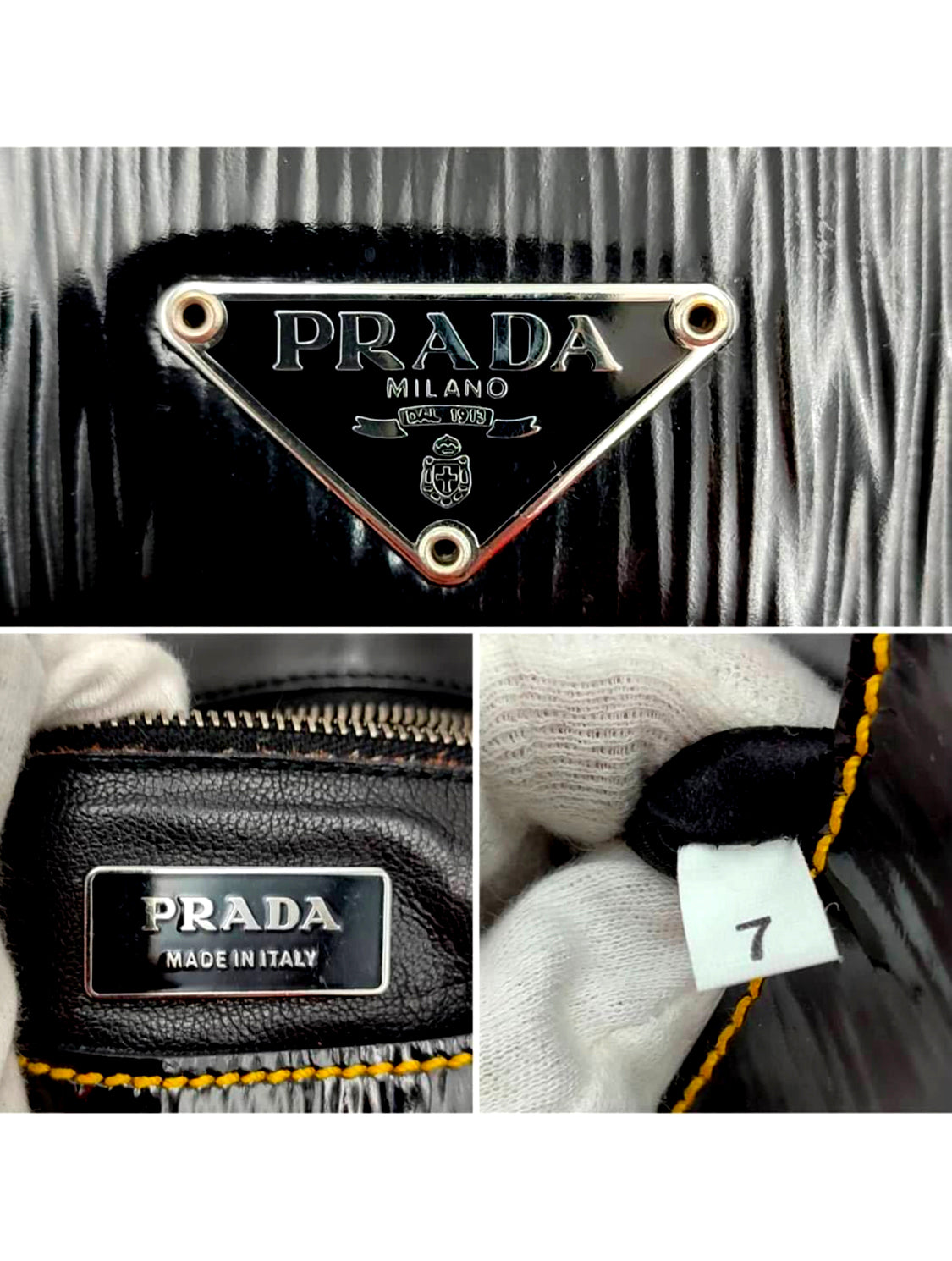 Prada, Bags, Prada Vintage Vinyl Mini Crossbody