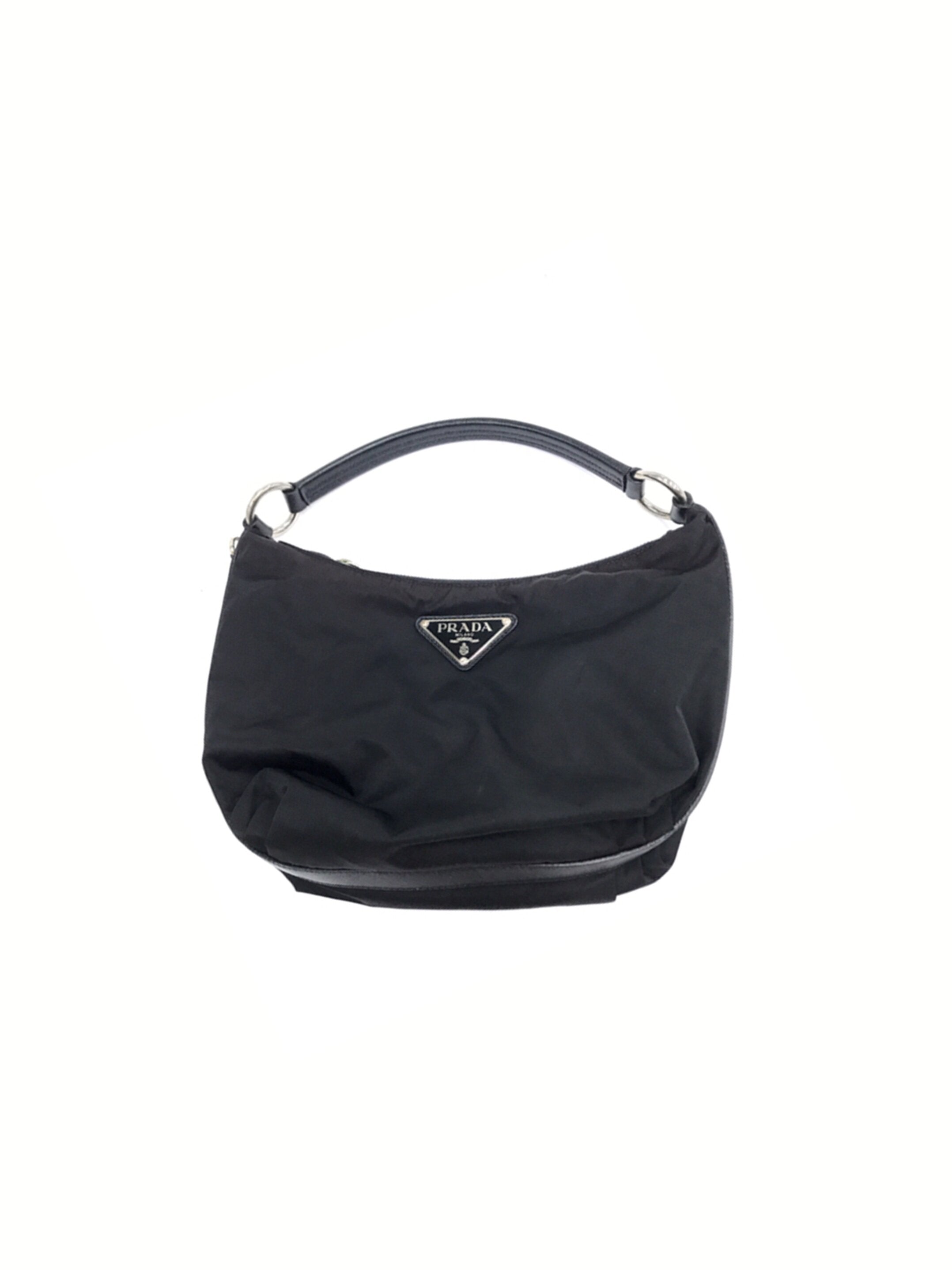 Prada 2000s Black Nylon Mini Handbag