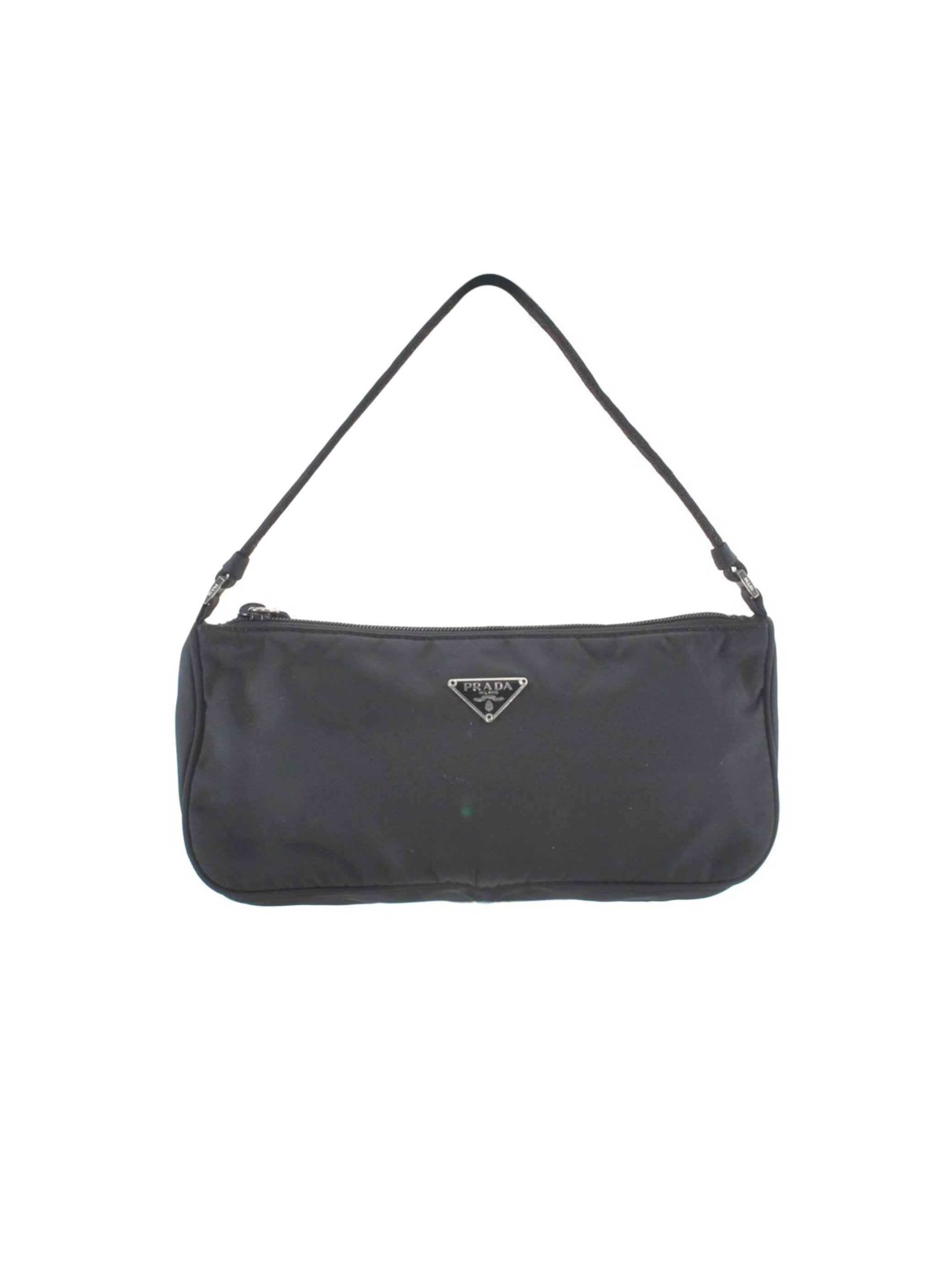 Prada 2000s Black Nylon Tessuto Handbag