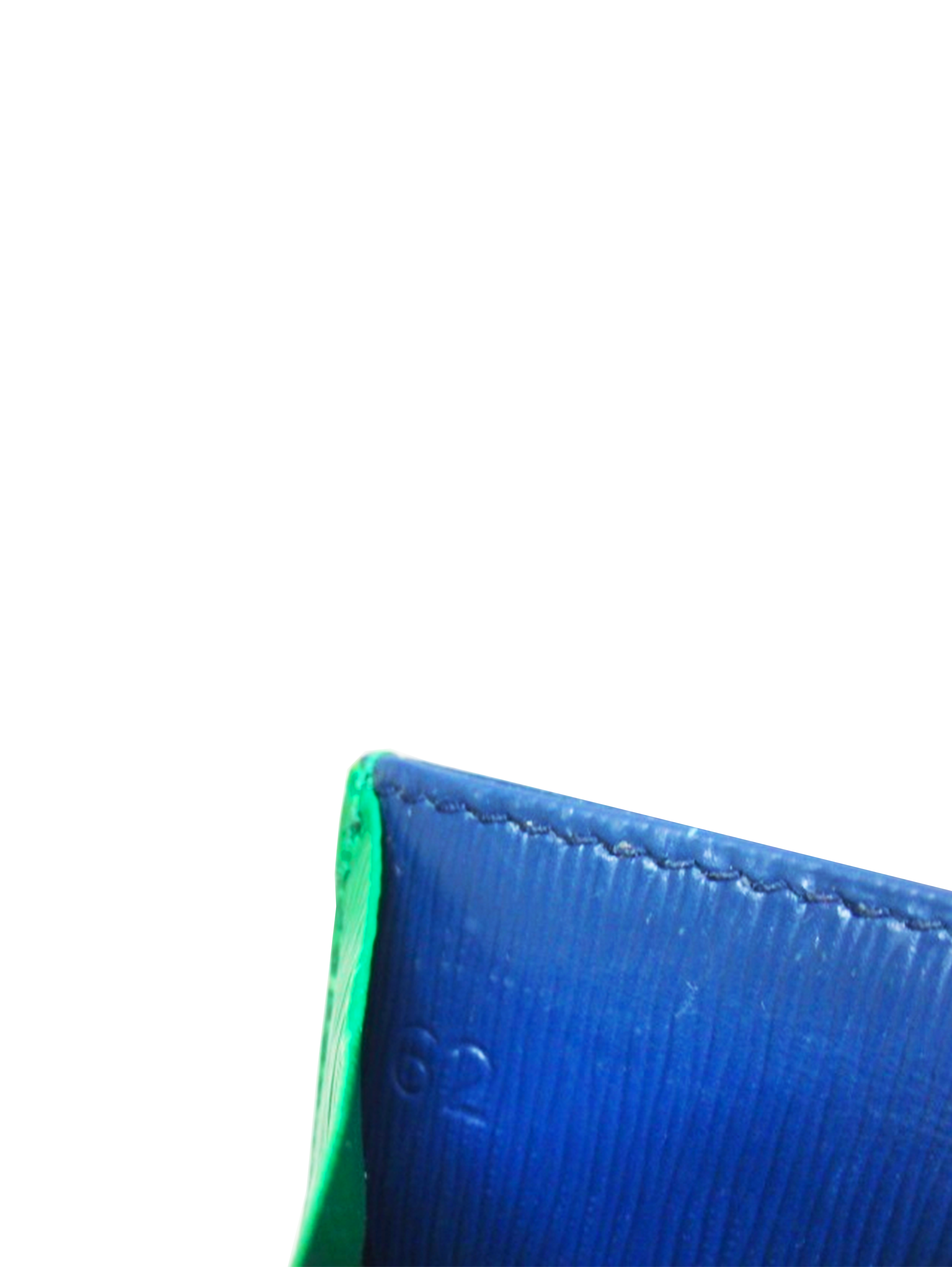 Saffiano Wallet on a Chain Blue (Bluette)