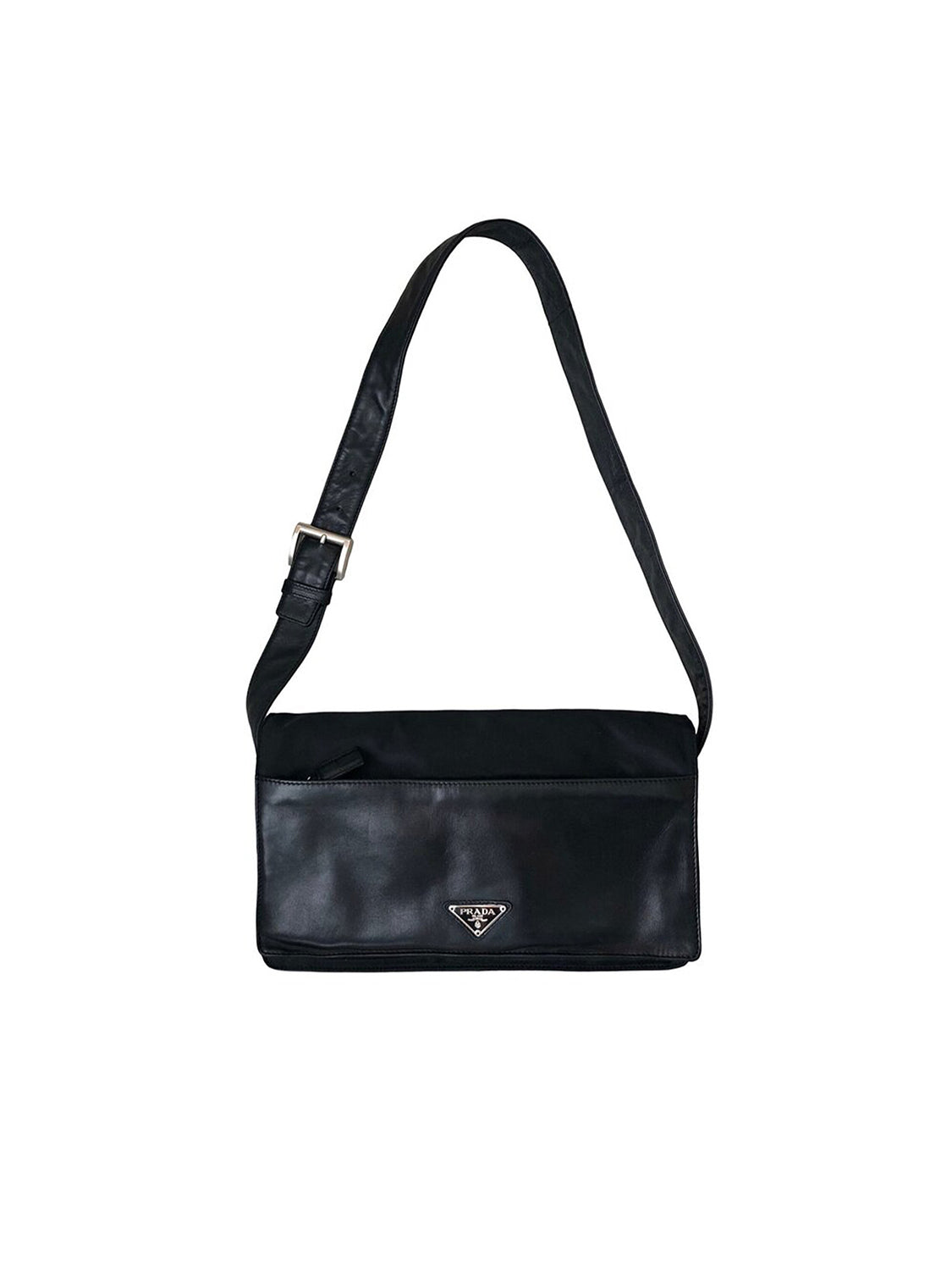 Prada 2000s Sports Leather Flap Bag