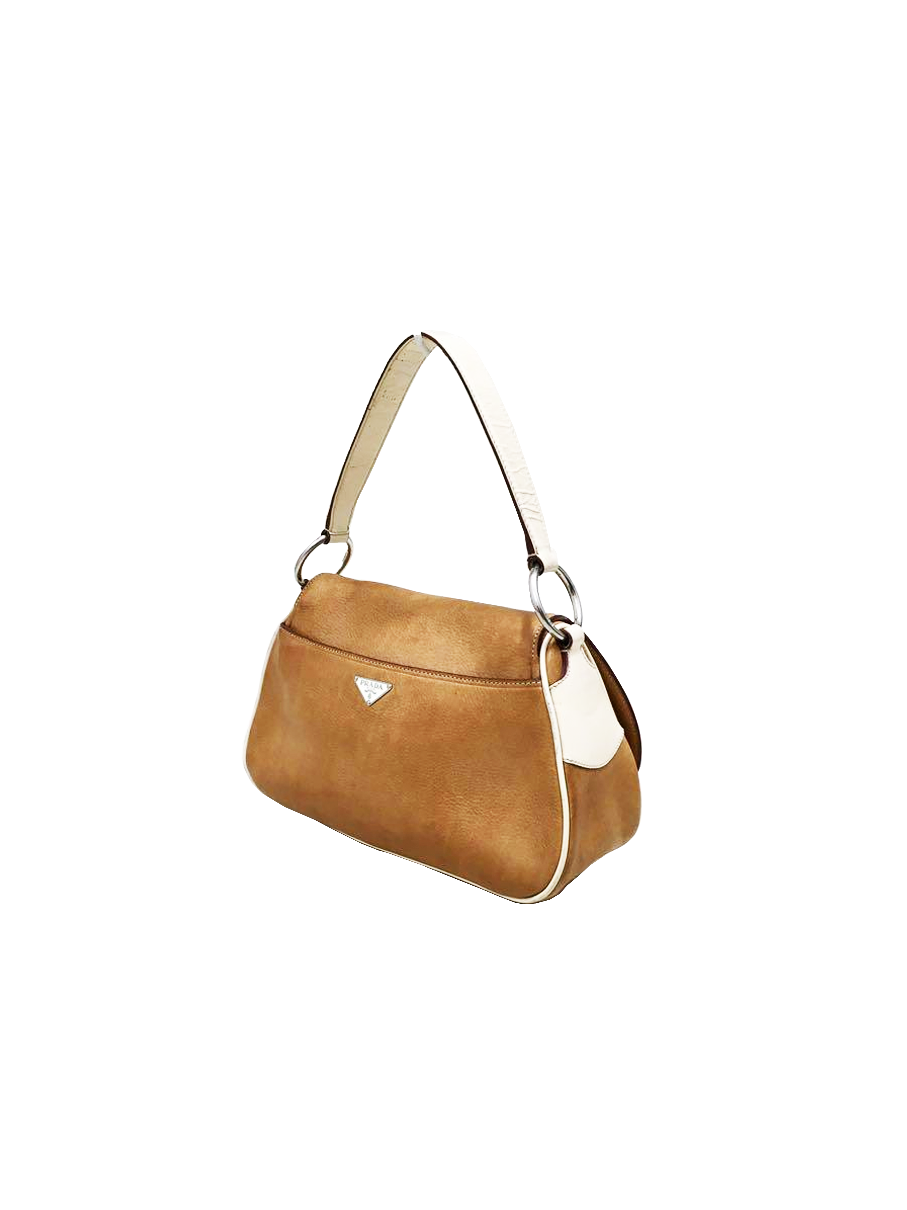 Vintage Prada Brown Nappa Leather Shoulder Bag  Bags, Leather shoulder bag,  Brown leather shoulder bag