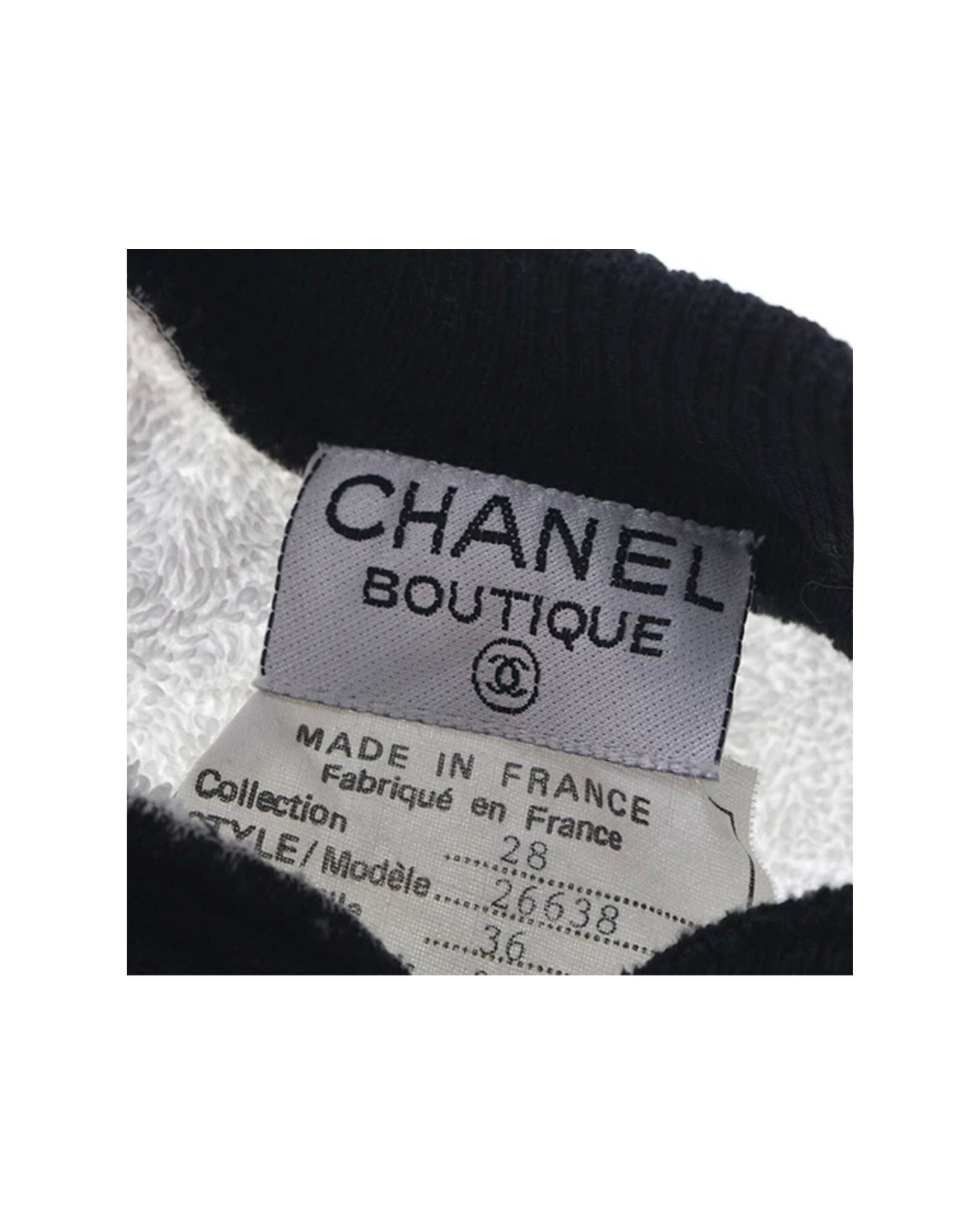 Chanel 2000s Rare Pile Terrycloth Sweatshirt · INTO