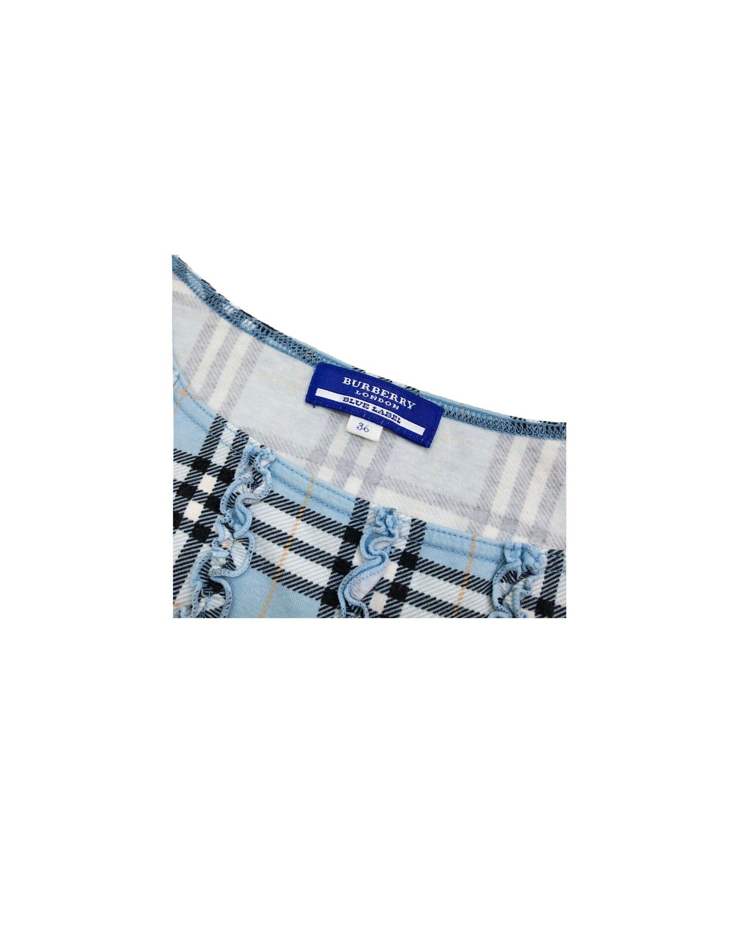 Burberry 2000s Blue Label Check Tank · INTO