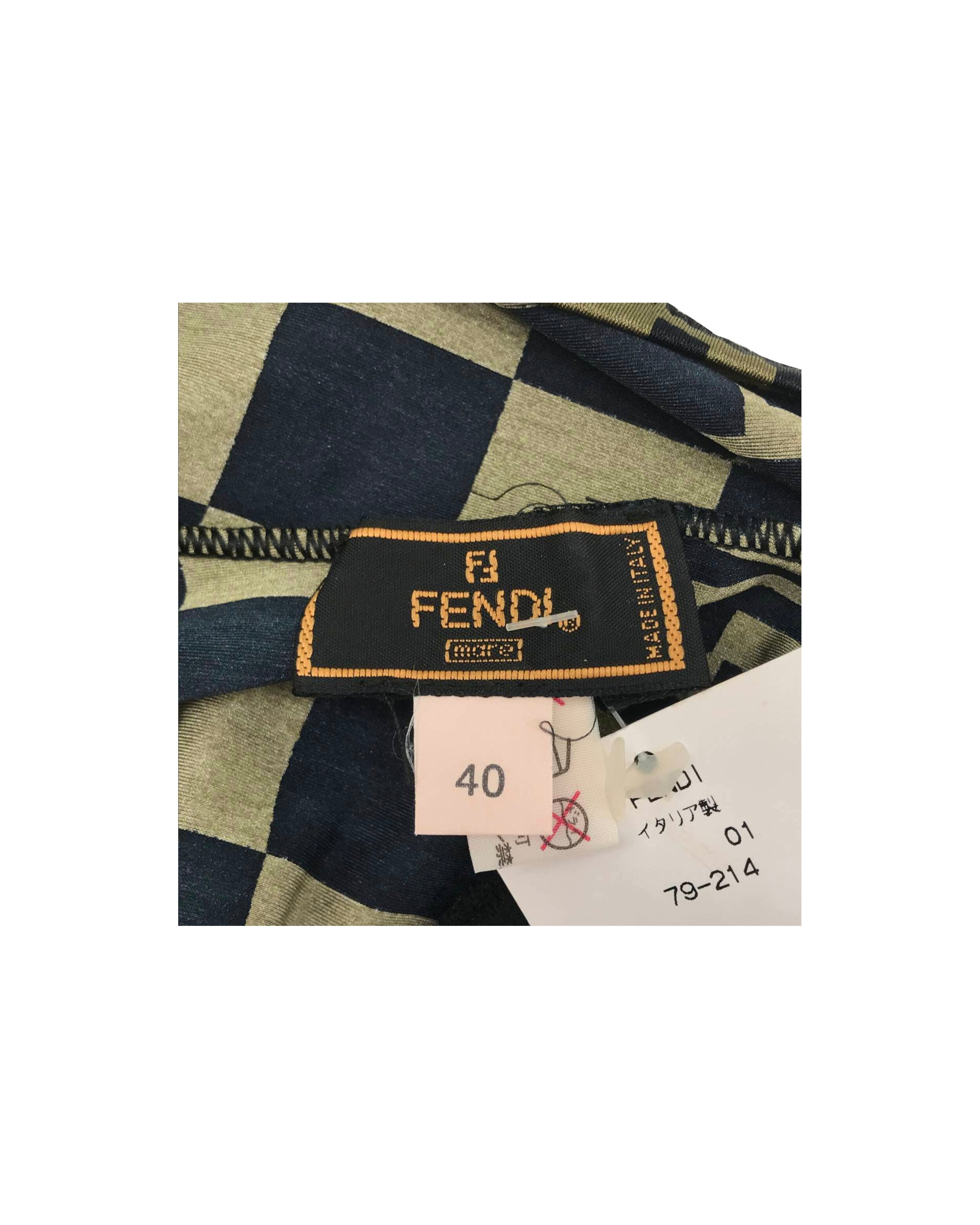 Fendi Green Zucca Print Swimsuit – FRUIT Vintage