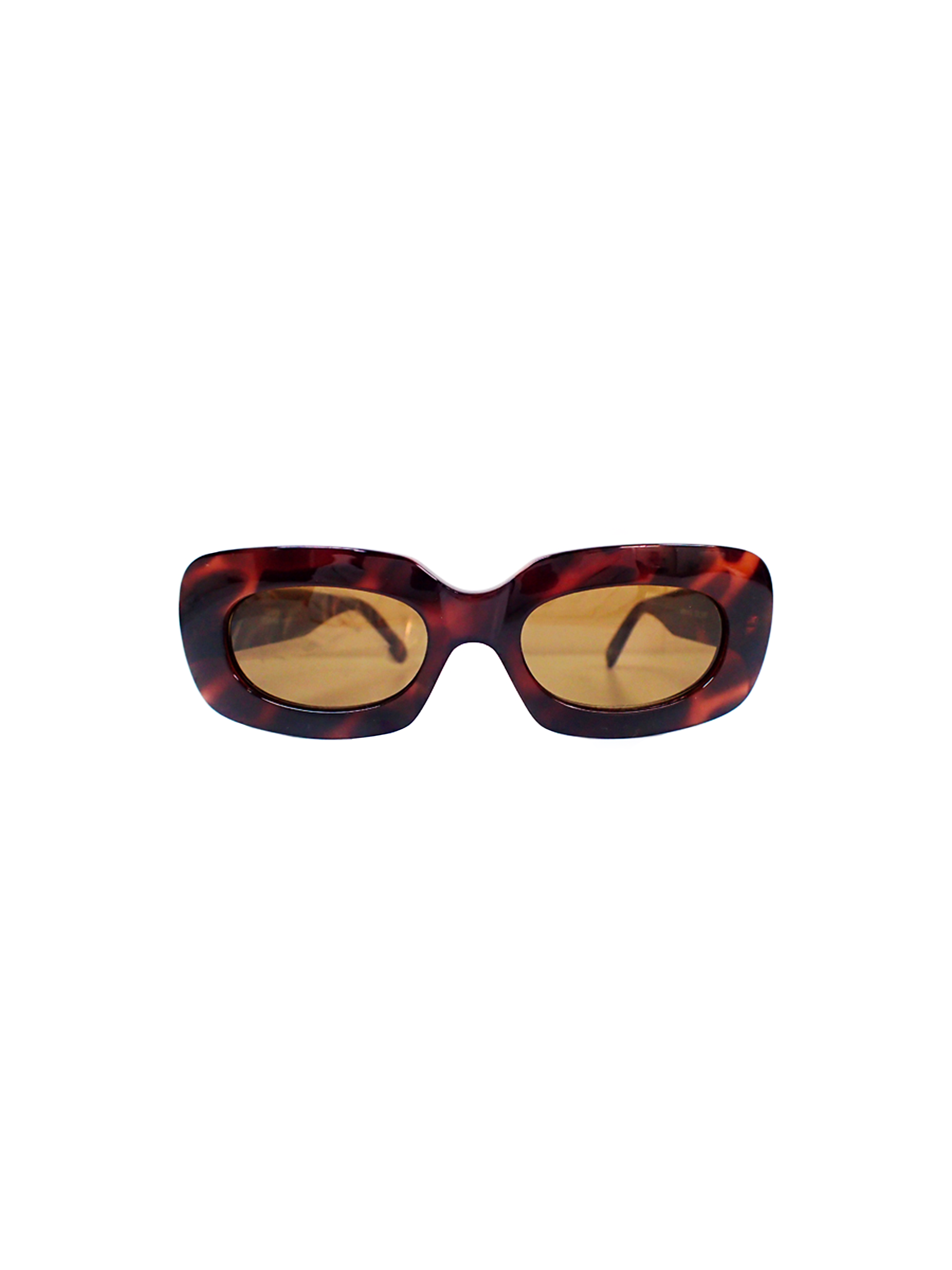 Versace 2000s Rare Brown Rounded Sunglasses