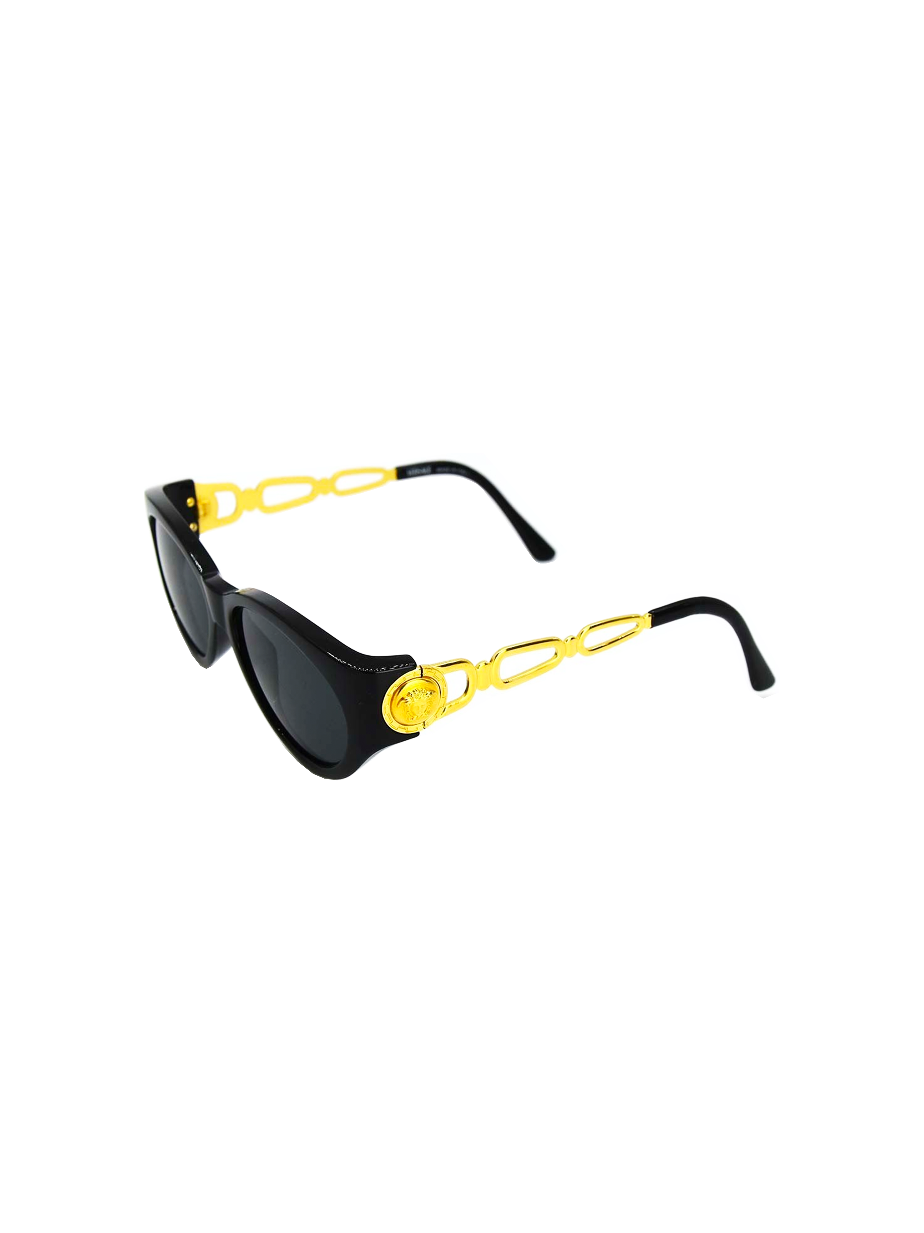 Versace 2000s Rare Gold Chain Link Sunglasses · INTO