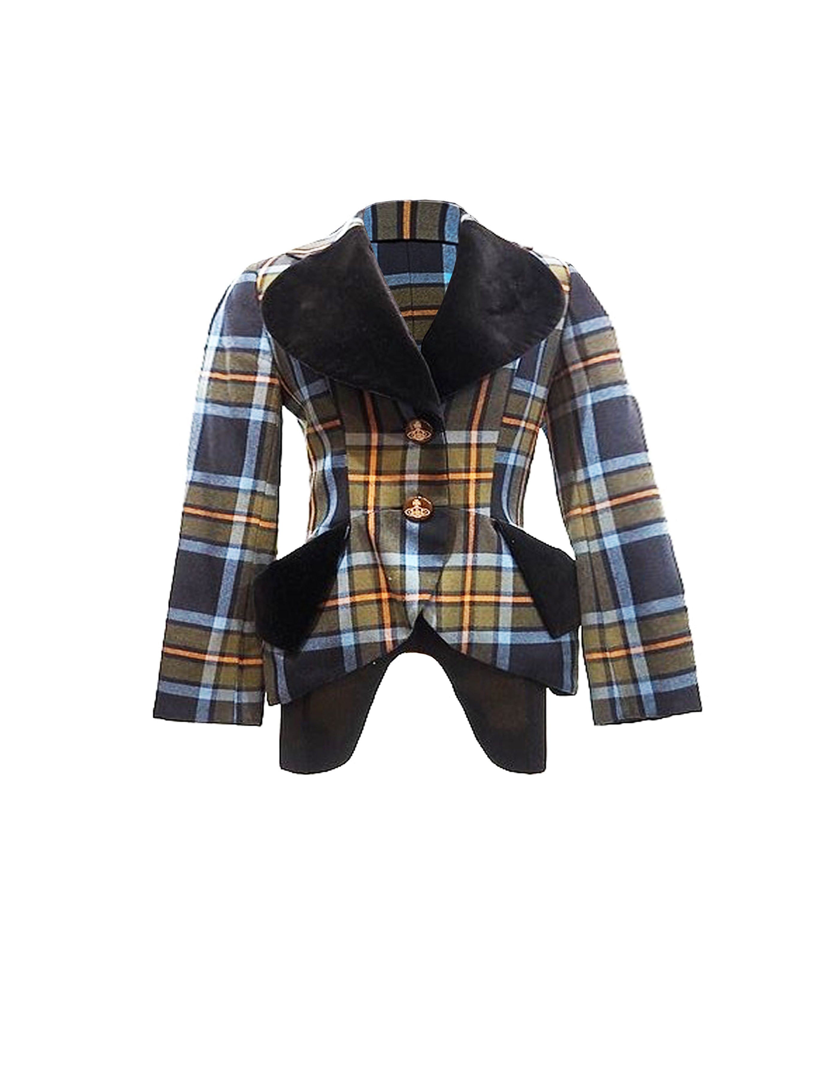 Vivienne Westwood Orb Button Wool Coat