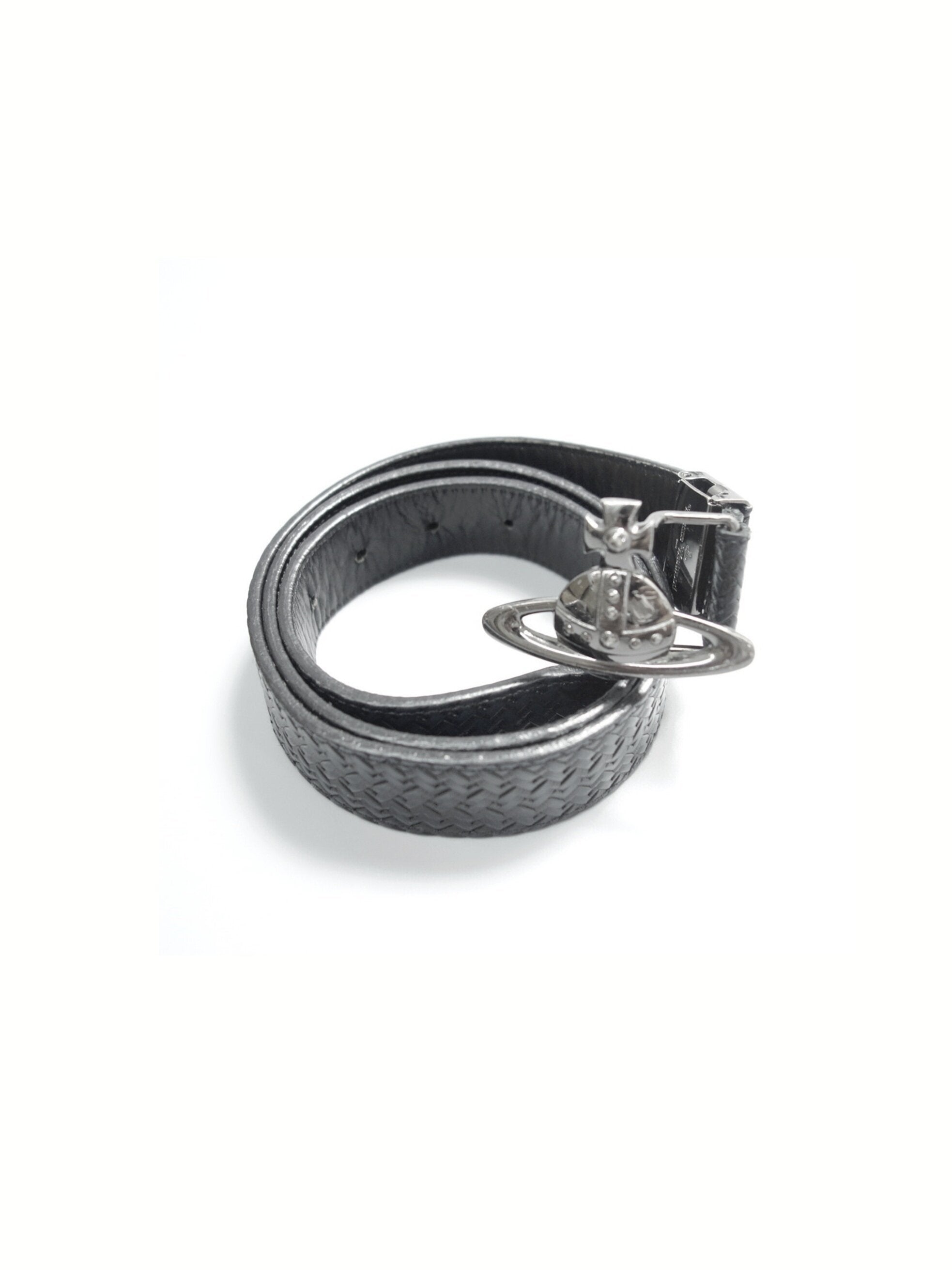 Vivienne Westwood 2000s Black Leather Belt