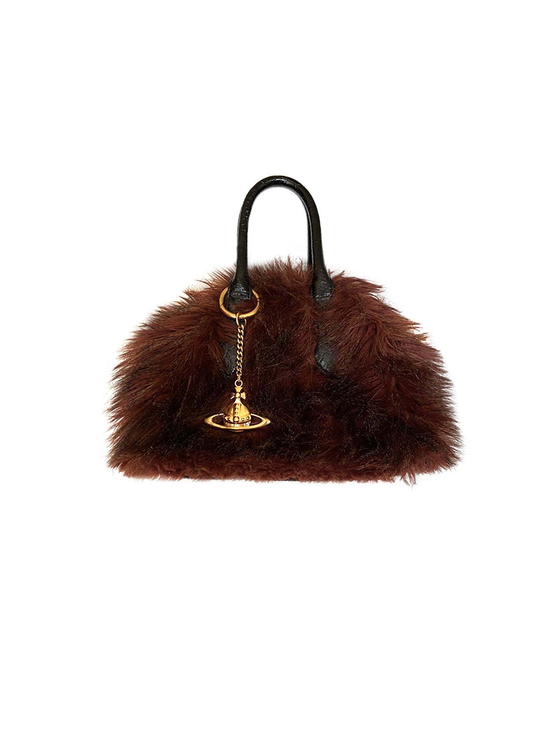 Vivienne Westwood 2000s Brown Furry Handbag