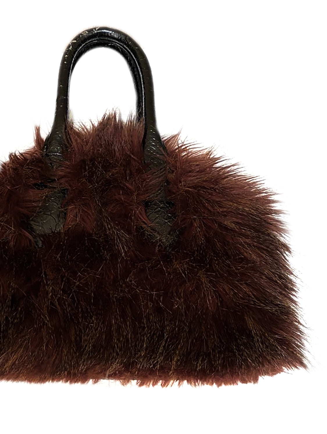 Vivienne Westwood 2000s Brown Furry Handbag