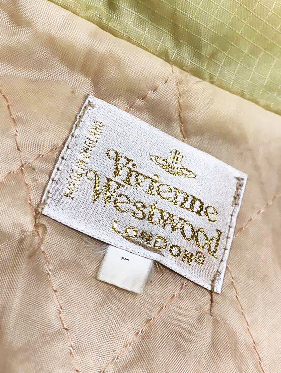 Vivienne Westwood 1990s Beige Nylon Military Jacket