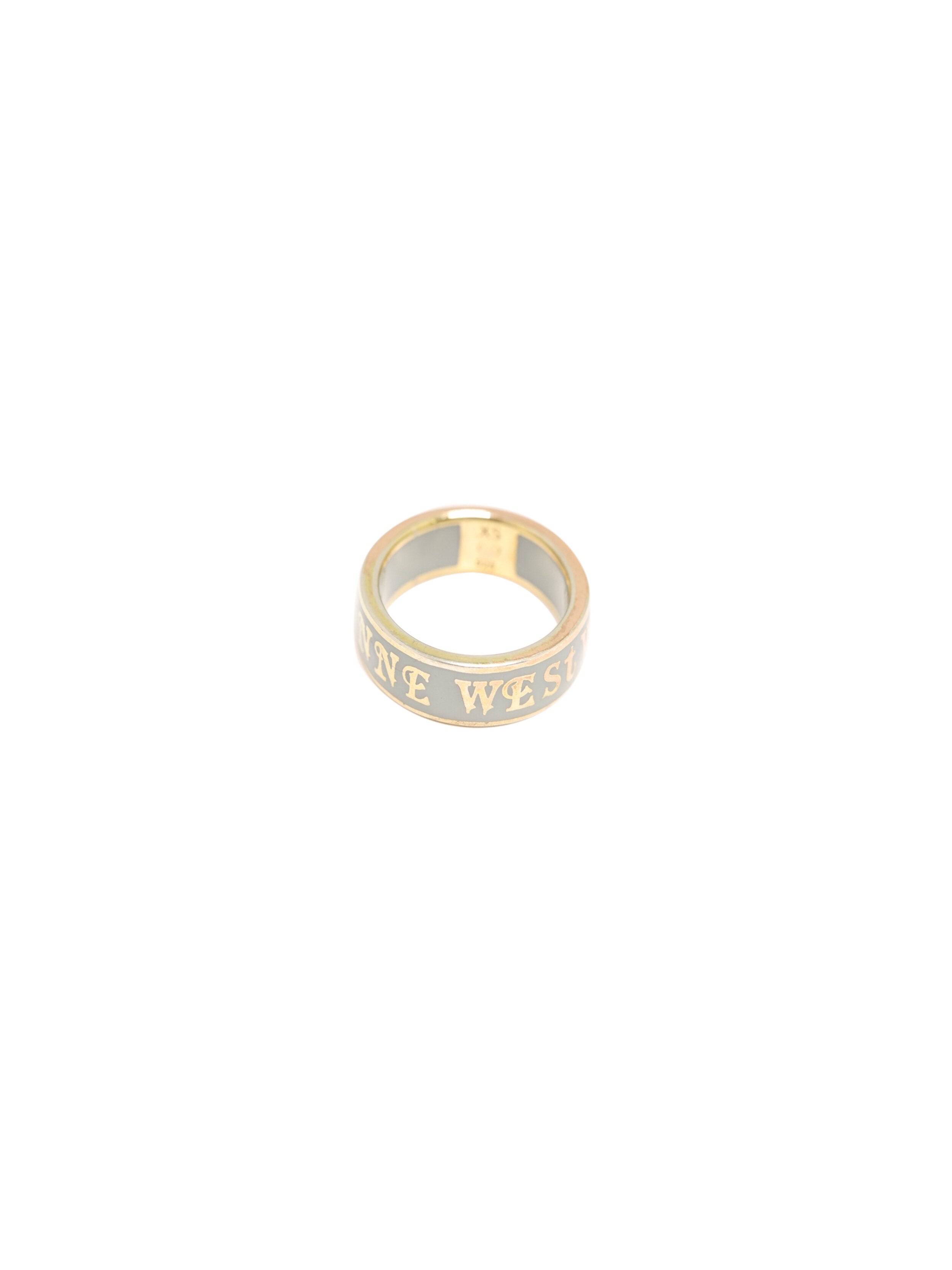 Vivienne Westwood 2000s Gold and Gray Ring · INTO