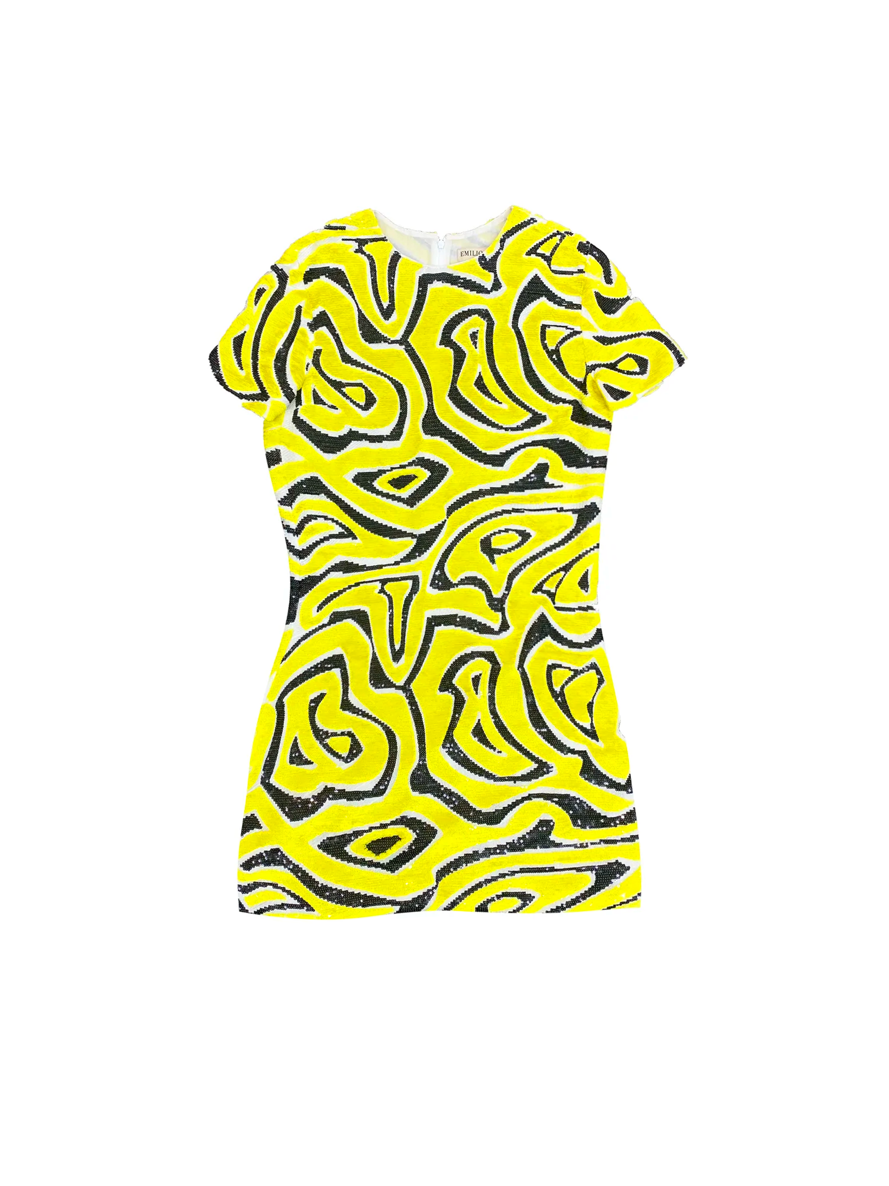 Emilio Pucci Spring 2017 Yellow Sequin Dress