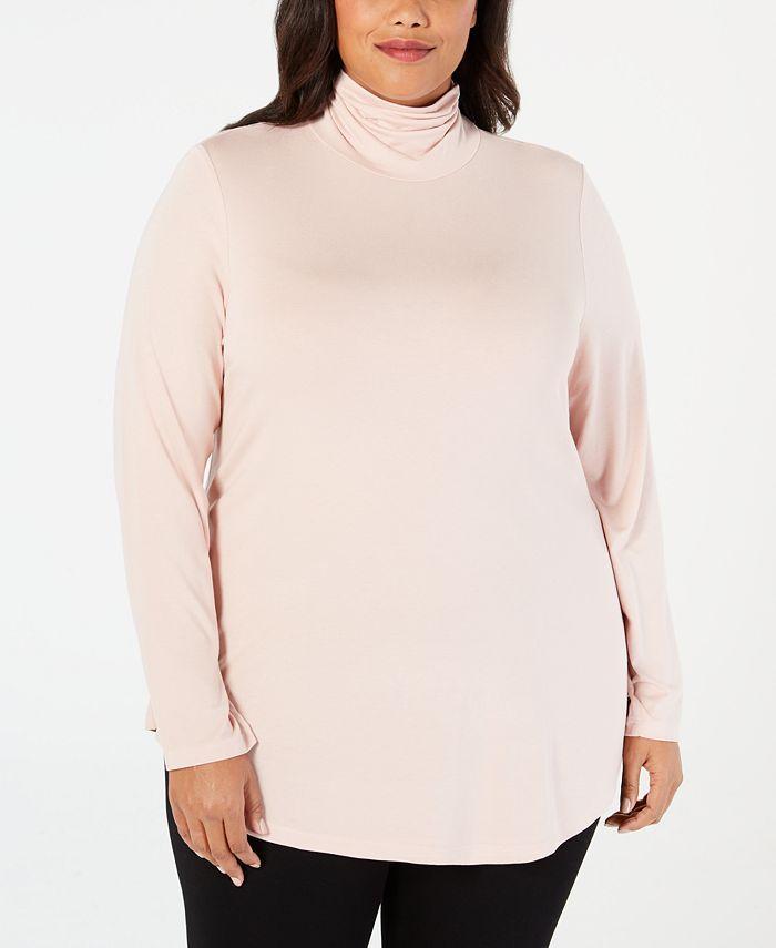 Karen Scott - Solid Turtleneck Top