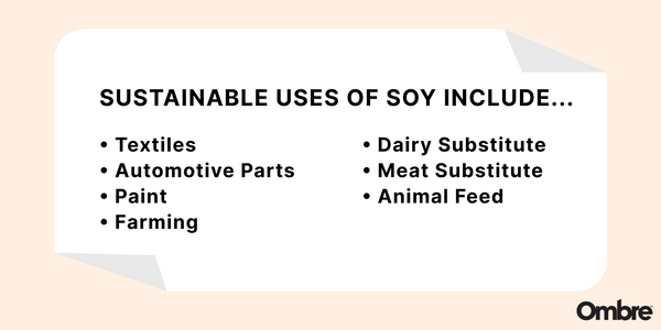 sustainable uses of soy