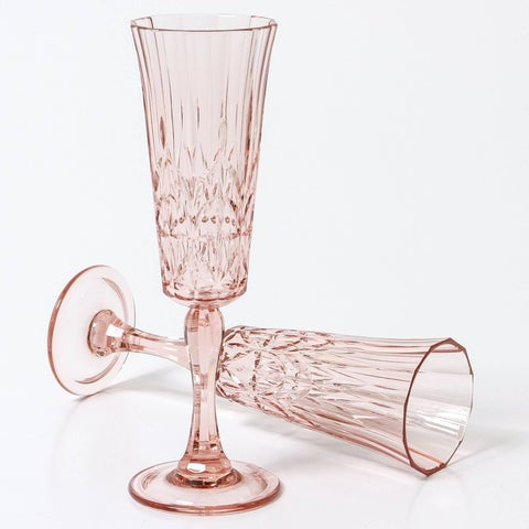 Acrylic Champagne Flutes – Oak & Poppy