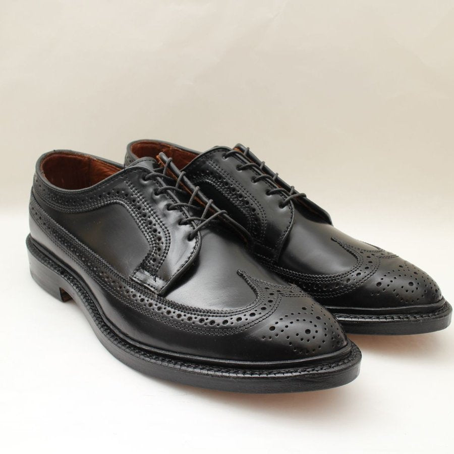 アレンエドモンズ マクニール ブラック シェルコードバン フルブローグ ALLEN EDMONDS MACNEIL 7.5E BLACK S