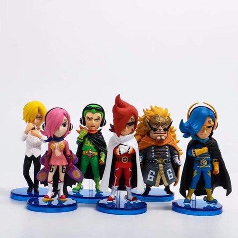 Lot Of 6 One Piece Figurine The Vinsmoke Family The Germa 66 One Piece Merch