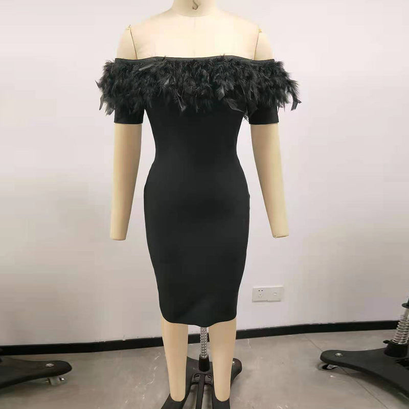Black Bandage Dress PF21450 1