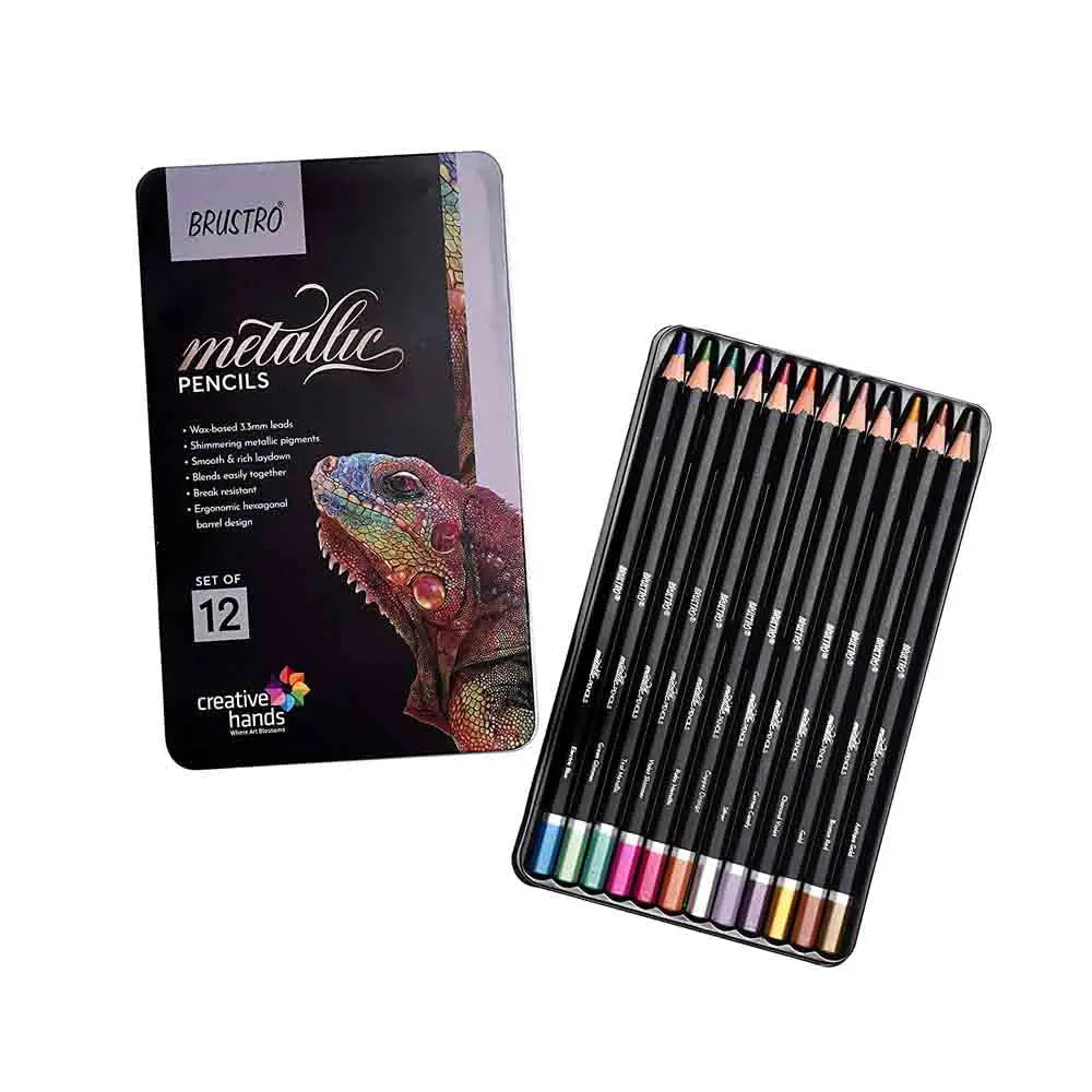 Imaginative Arts Color Kit for Kids - 46 Piece Art Set  (Hexagonal) - Prints, Stamps & Painting Kit
