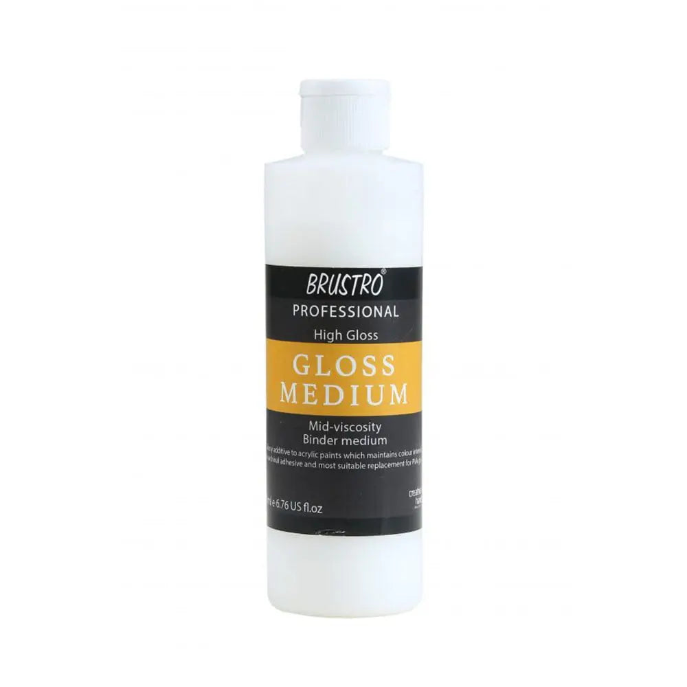 Brustro High Gloss Varnish 1000ml White Finish - Sitaram Stationers