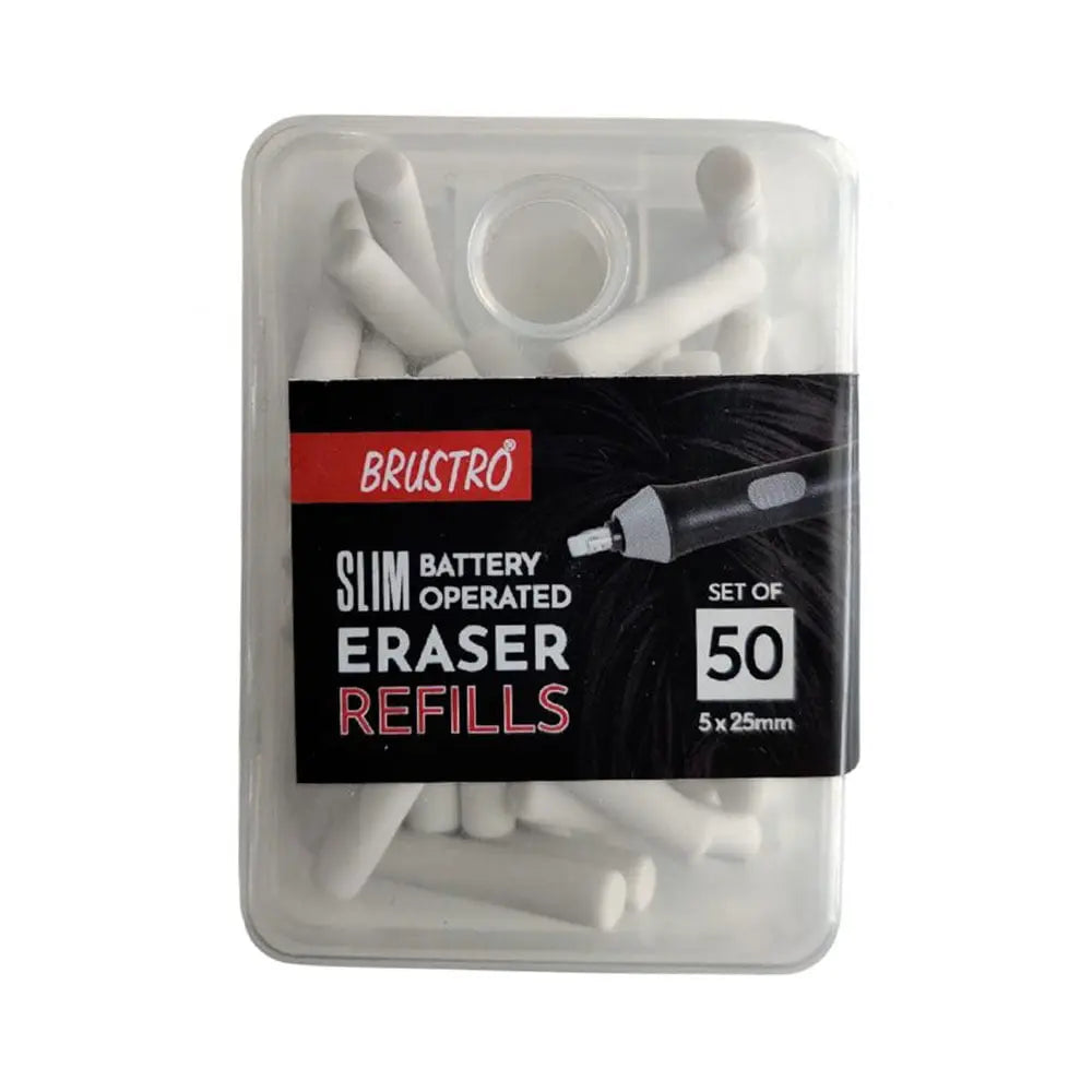 Battery Powered Electric Eraser, Length for Thick and Thin Sketch  Highlight, 2.3mm and 5mm Tips, Includes 70 Eraser Refills