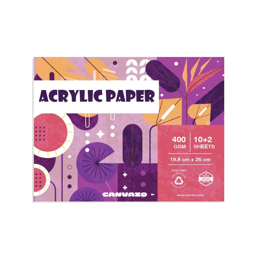 Acrylic Painting Drawing Book – 400GSM - Anupam Stationery