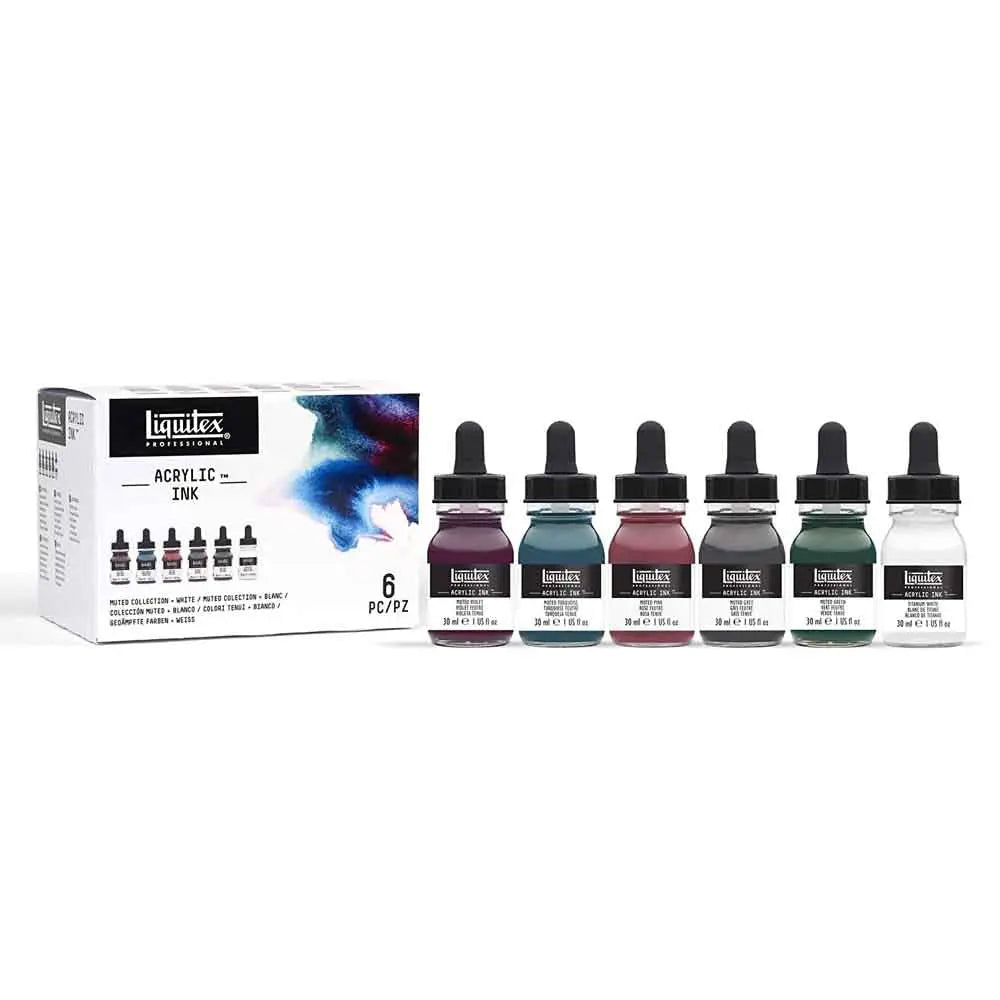 Liquitex Acrylic Gouache - Primaries, Set of 6, 22ml