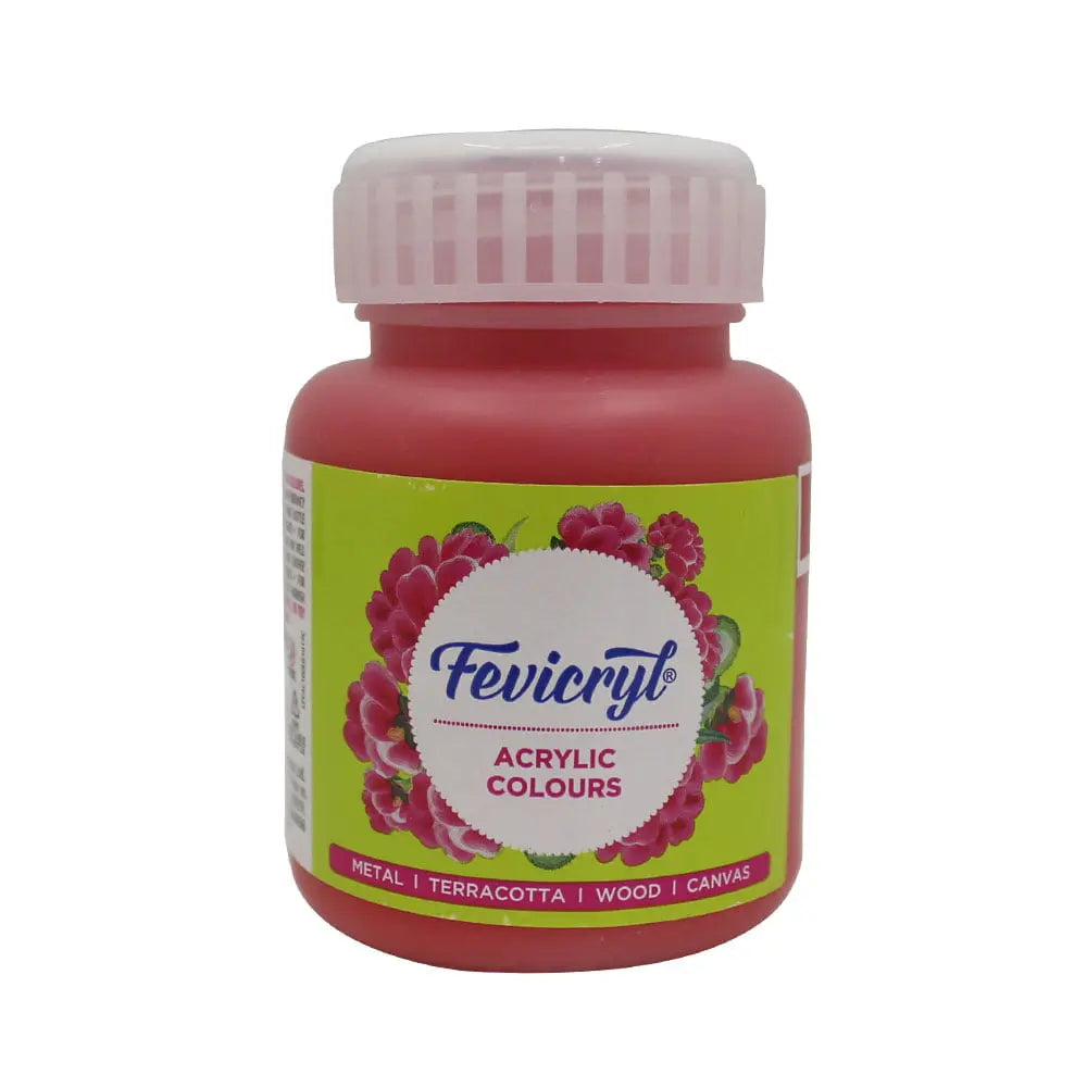 Fevicryl Pastel Acrylic Colours - Set of 6 (15ml)Pastel Acrylic Colours 6  Shades / Soft peach / Buttercup