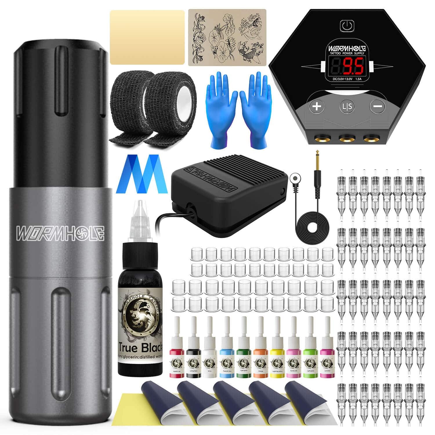 Tattoo Kit for Beginners Tattoo Pen Kit with Case Professional Complet