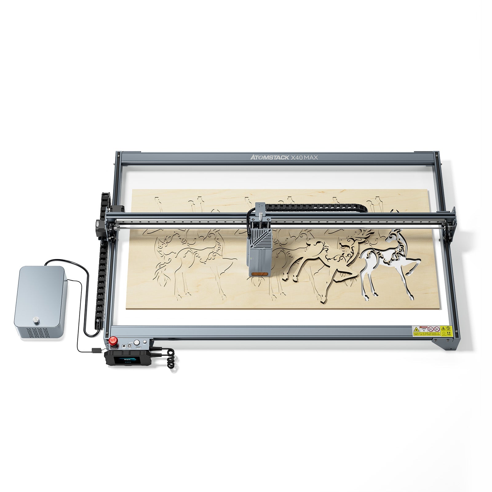 Machine de gravure laser double portable ATOMSTACK P9 M50 50W