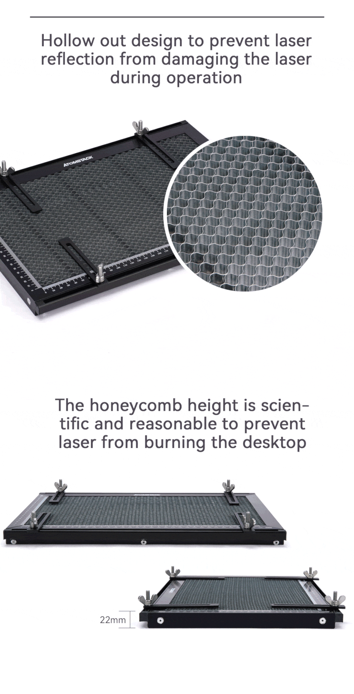 ATOMSTACK Laser Engraver Honeycomb Working Table, Honeycomb Laser