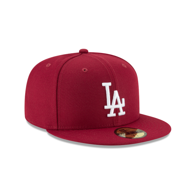 maroon dodger hat