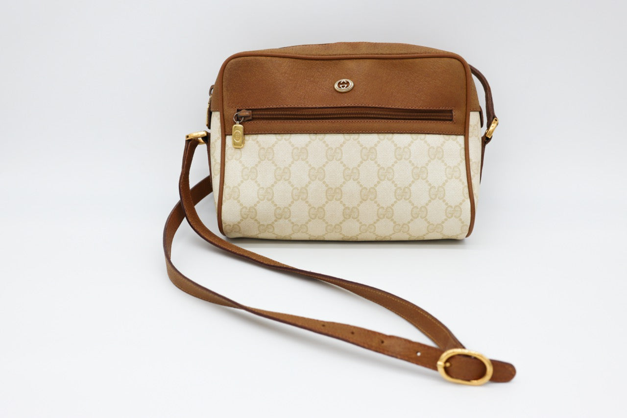 Gucci Brown GG Monogram Crossbody Bag – TheRarityBoutique
