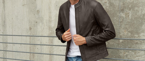 Men's Activewear: Leather Jackets