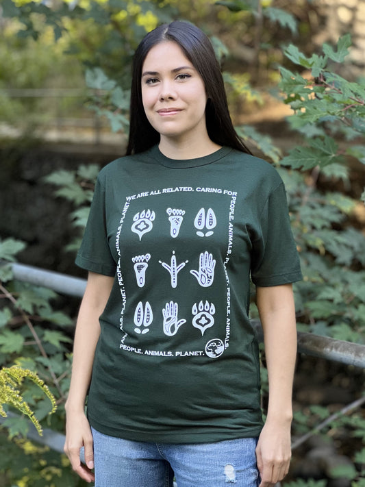 Human Embroidered Tee  We Are All Human – Wear The Peace