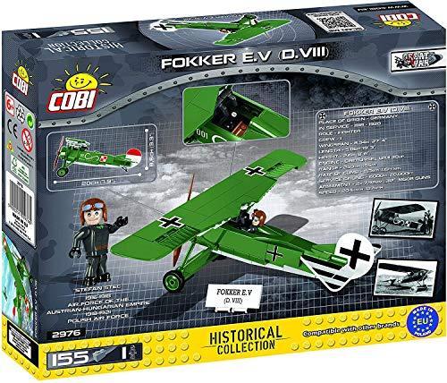 COBI Historical Collection Fokker E.V (D. VIII) Plane Building toy set – StockCalifornia Tujunga