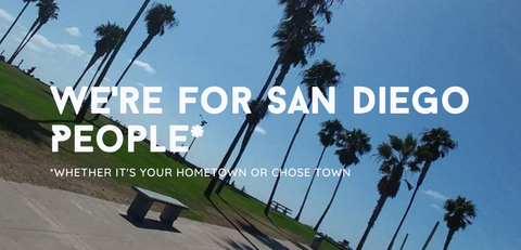 San Diego, Mission Beach palm trees- about San Diego Love