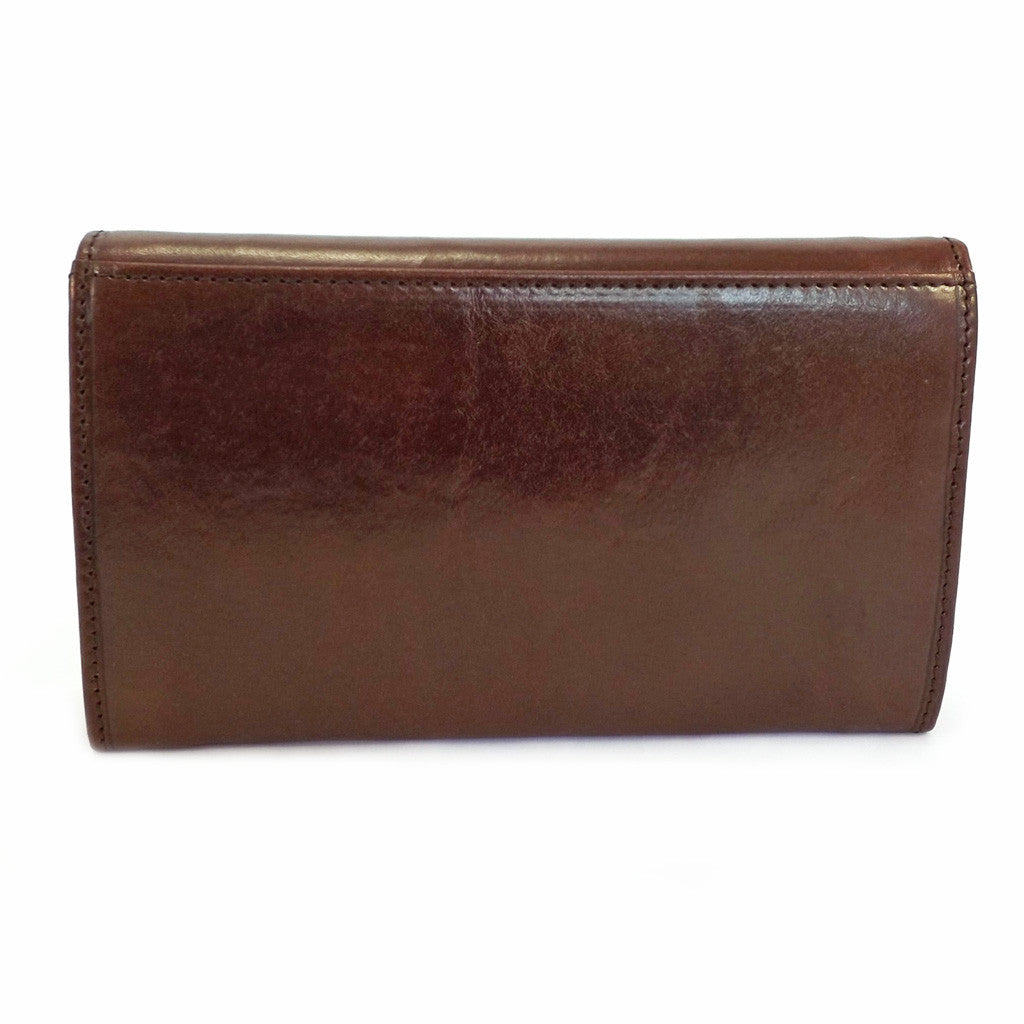 The Bridge Large Leather Wallet Purse - Style: 01774201 – Cox&#39;s Leather Shop
