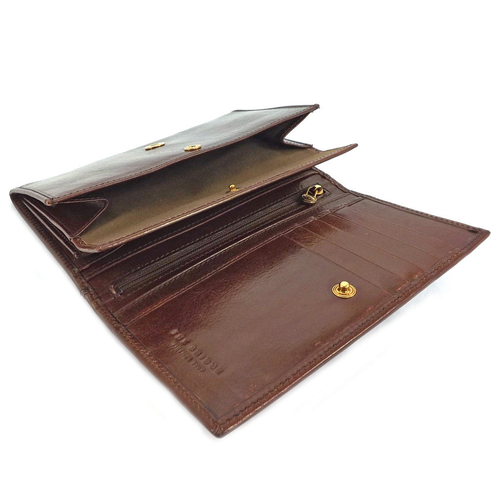 The Bridge Large Leather Wallet Purse - Style: 01774201 – Cox&#39;s Leather Shop