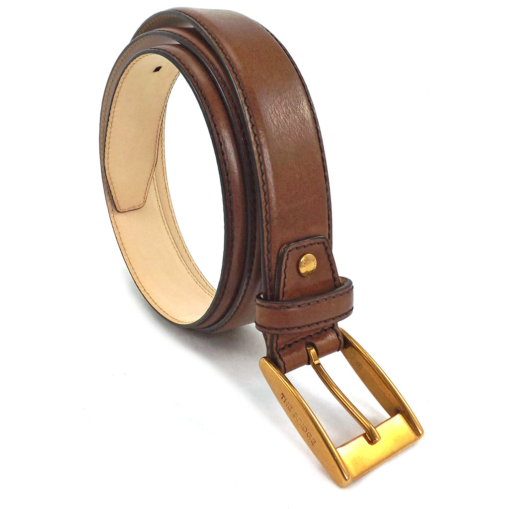 The Bridge Gents Leather Belt - Style: 03621301 - Brown – Cox's Leather ...