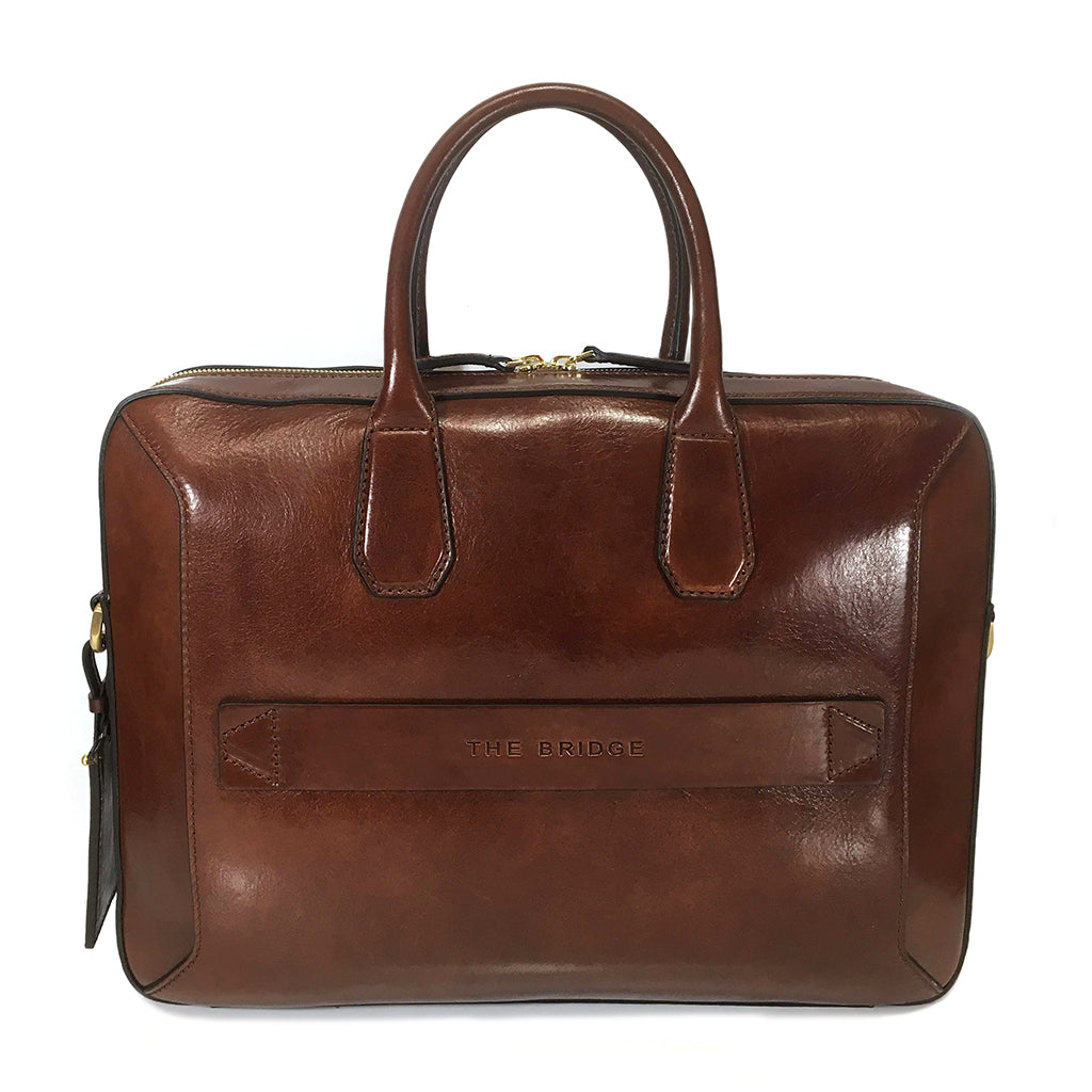 The Bridge Briefcase - Style: 06530901 – Cox's Leather Shop