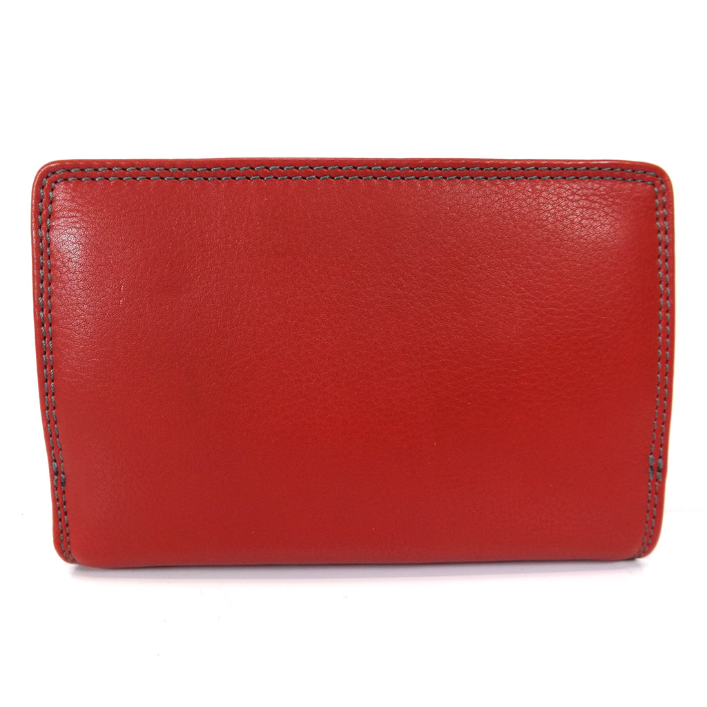 Gianni Conti Medium Wallet Purse - Style: 588356 - Red – Cox's Leather Shop