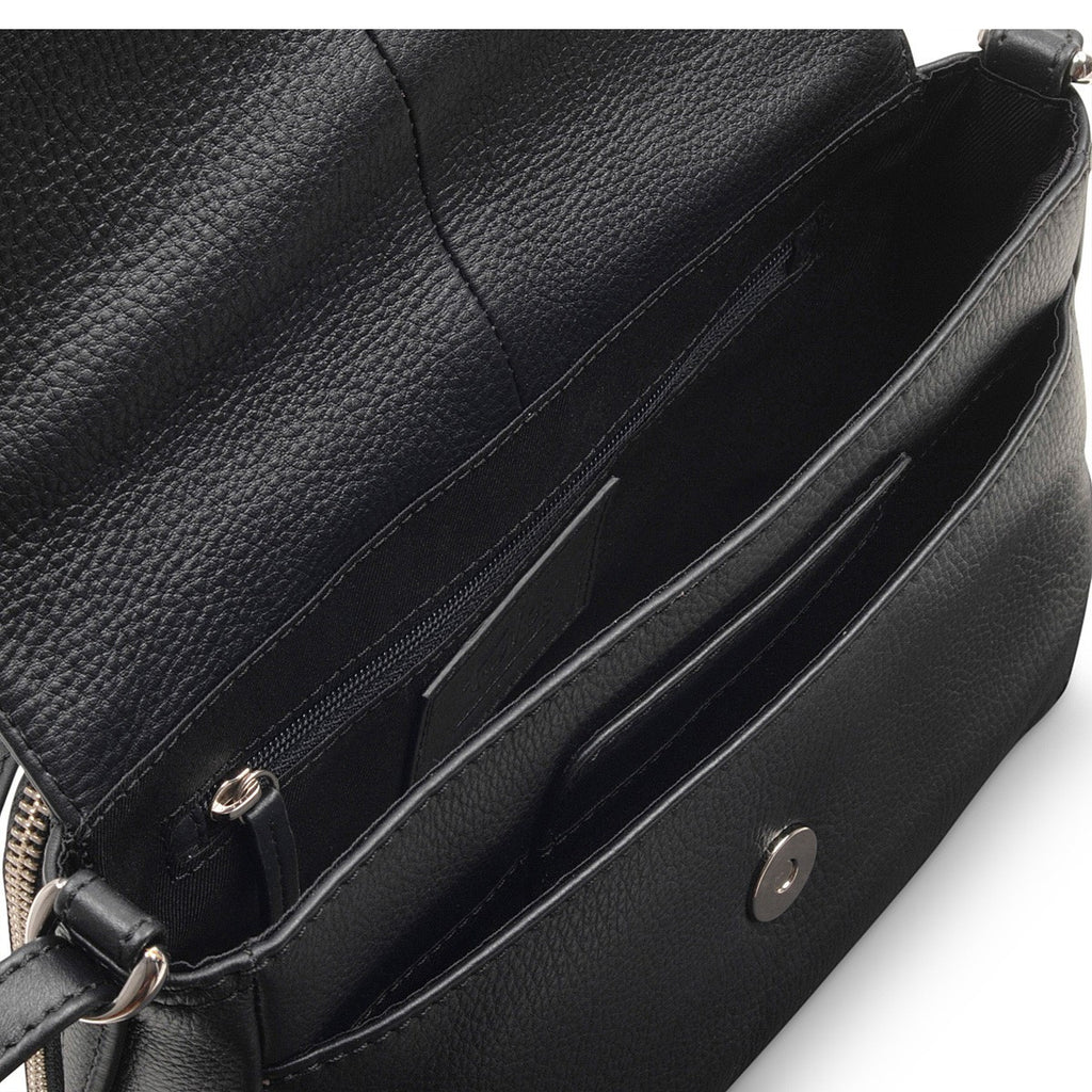 Tula Nappa Originals Small Flap Over Bag - Black - Style: 8475 – Cox's ...