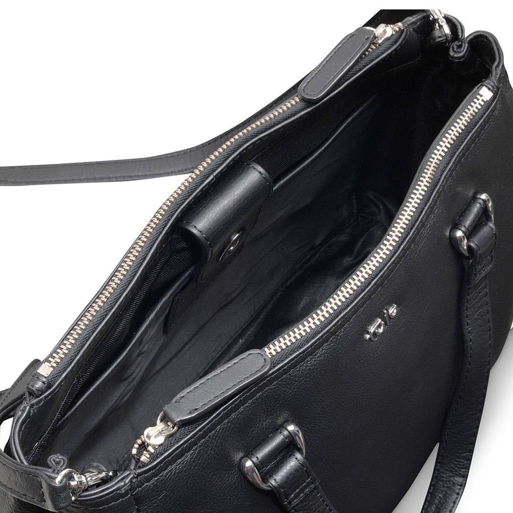 Tula Nappa Originals Medium Zip Top Grab Bag - Style: 8477 Black – Cox ...