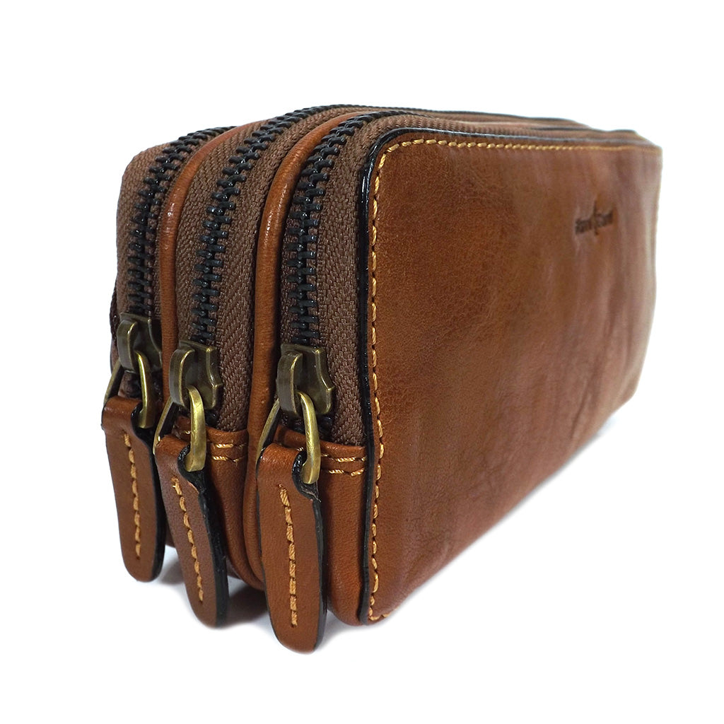 Gianni Conti Leather Wrist Bag / Large Wallet Purse - Style: 912200 – Cox&#39;s Leather Shop