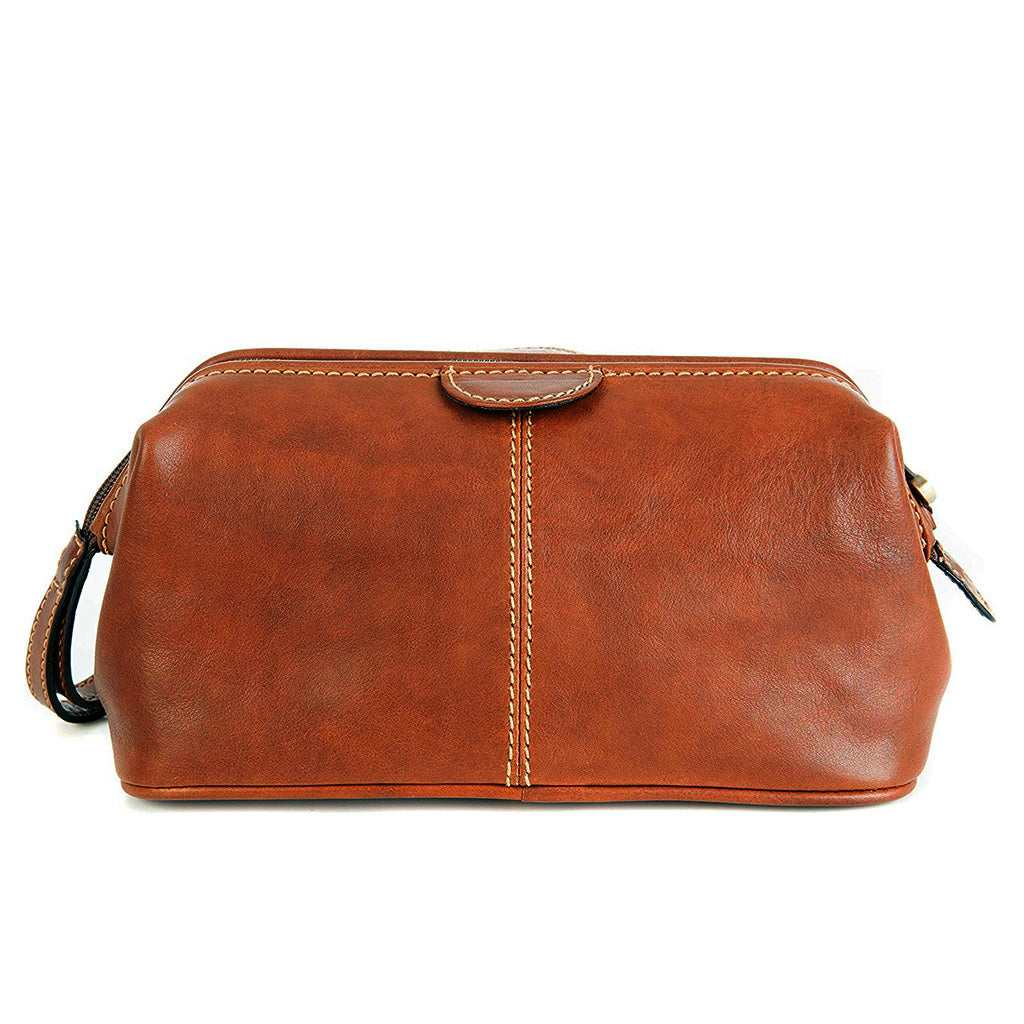 Gianni Conti Leather Wash Bag - Style: 915022 – Cox's Leather Shop