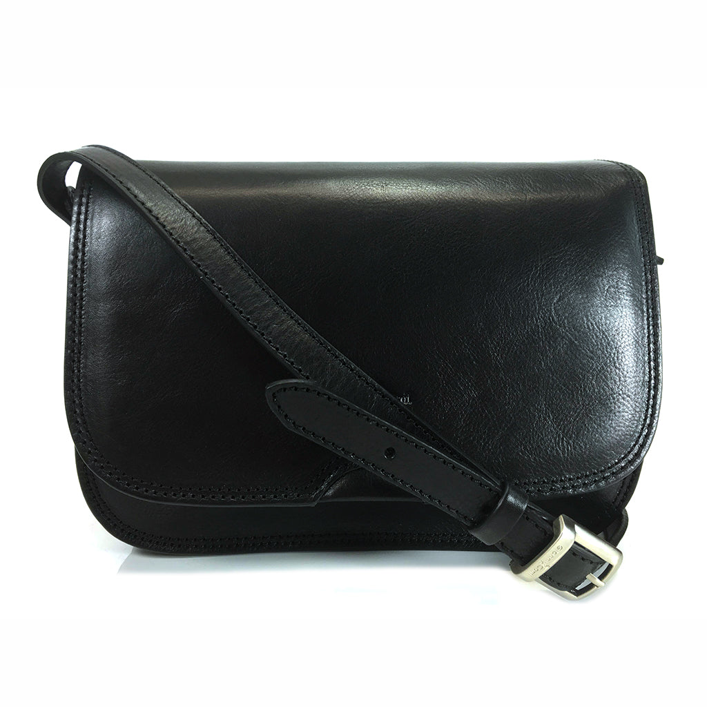 Gianni Conti Classic Flap Front Bag - Style: 9406005 Black – Cox's ...